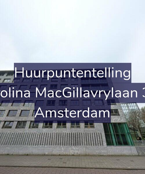 Foto gevel Huurpuntentelling voor Carolina MacGillavrylaan 358, Amsterdam