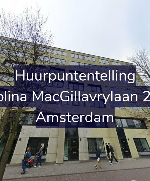 Foto gevel Huurpuntentelling voor Carolina MacGillavrylaan 2222, Amsterdam