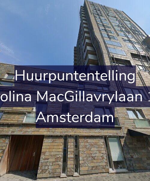 Foto gevel Huurpuntentelling voor Carolina MacGillavrylaan 143, Amsterdam