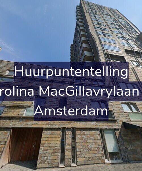 Foto gevel Huurpuntentelling voor Carolina MacGillavrylaan 23, Amsterdam