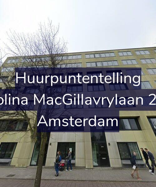 Foto gevel Huurpuntentelling voor Carolina MacGillavrylaan 2246, Amsterdam