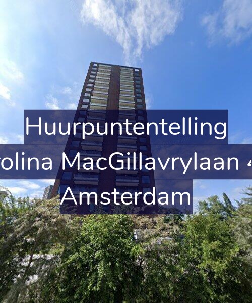 Foto gevel Huurpuntentelling voor Carolina MacGillavrylaan 451, Amsterdam