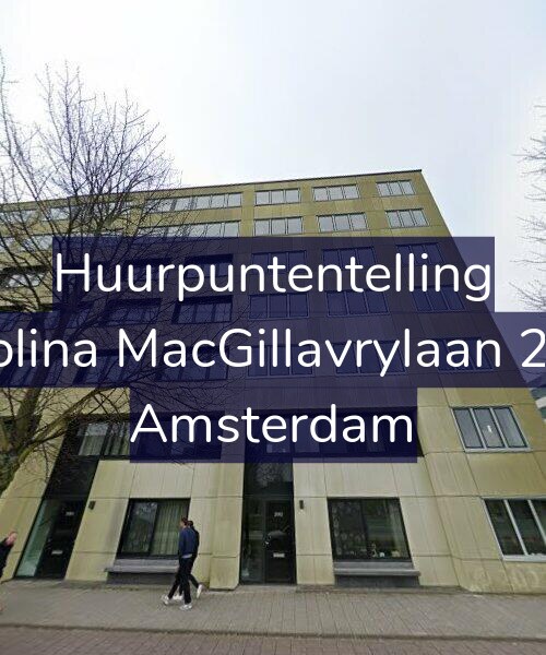 Foto gevel Huurpuntentelling voor Carolina MacGillavrylaan 2220, Amsterdam