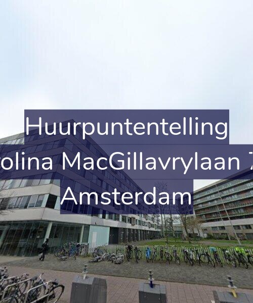 Foto gevel Huurpuntentelling voor Carolina MacGillavrylaan 736, Amsterdam