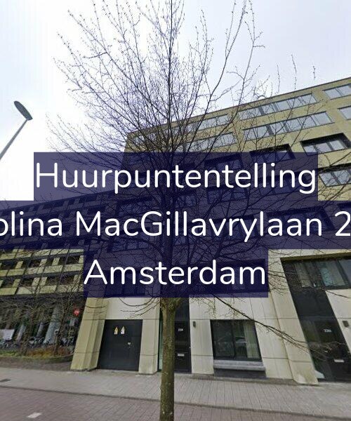Foto gevel Huurpuntentelling voor Carolina MacGillavrylaan 2240, Amsterdam