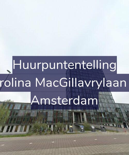 Foto gevel Huurpuntentelling voor Carolina MacGillavrylaan 58, Amsterdam
