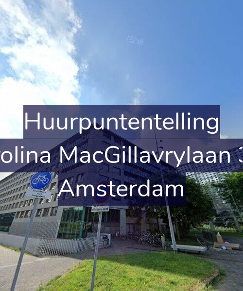 Foto gevel Huurpuntentelling voor Carolina MacGillavrylaan 350, Amsterdam