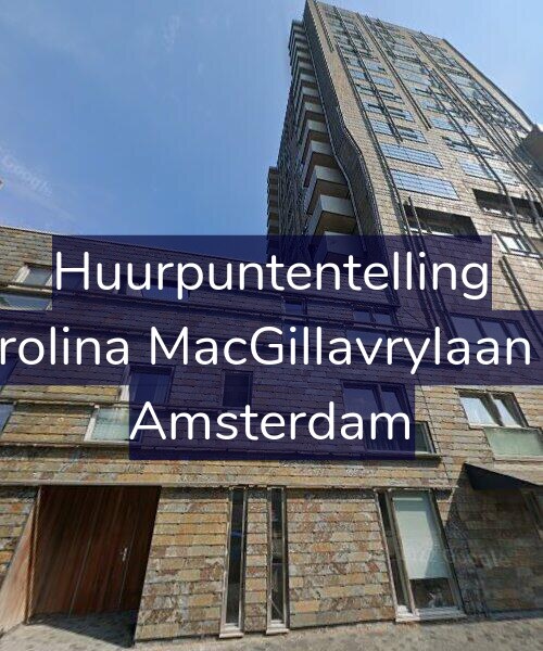 Foto gevel Huurpuntentelling voor Carolina MacGillavrylaan 55, Amsterdam