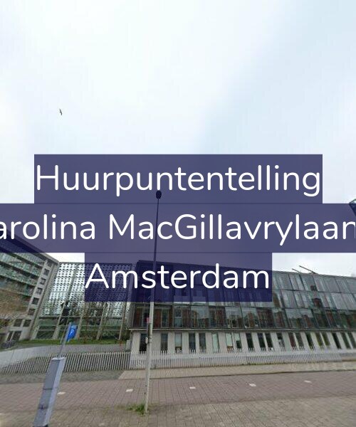 Foto gevel Huurpuntentelling voor Carolina MacGillavrylaan 2, Amsterdam