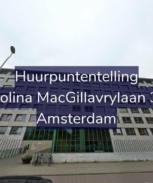 Foto gevel Huurpuntentelling voor Carolina MacGillavrylaan 388, Amsterdam