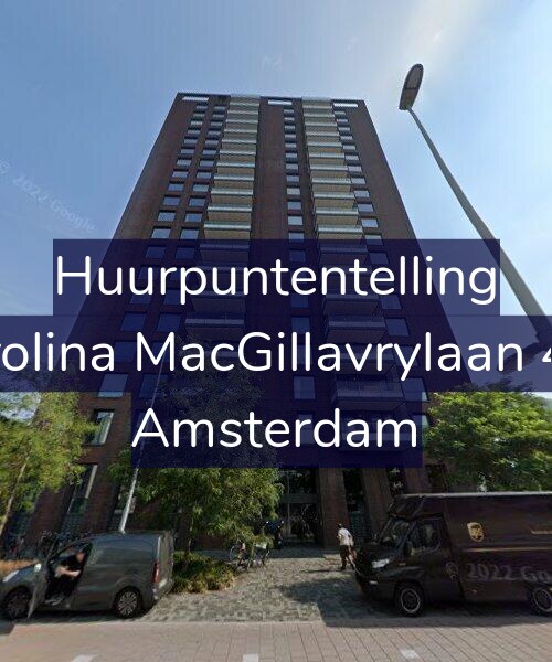 Foto gevel Huurpuntentelling voor Carolina MacGillavrylaan 465, Amsterdam