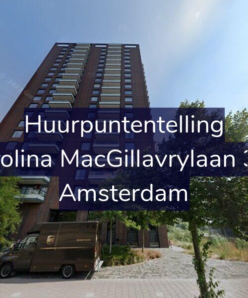 Foto gevel Huurpuntentelling voor Carolina MacGillavrylaan 305, Amsterdam
