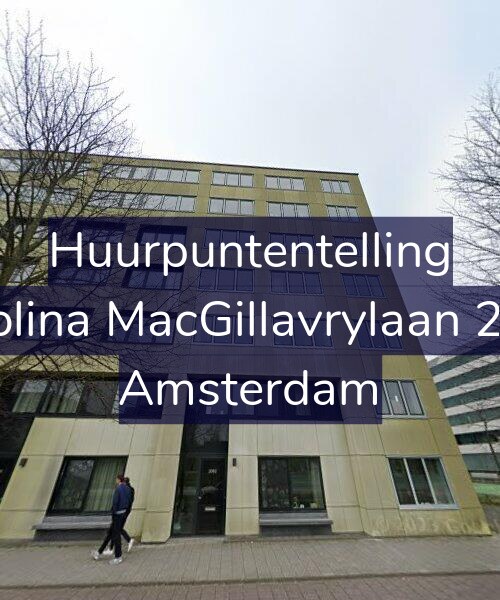 Foto gevel Huurpuntentelling voor Carolina MacGillavrylaan 2160, Amsterdam