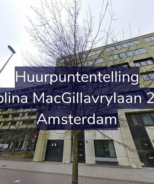 Foto gevel Huurpuntentelling voor Carolina MacGillavrylaan 2088, Amsterdam
