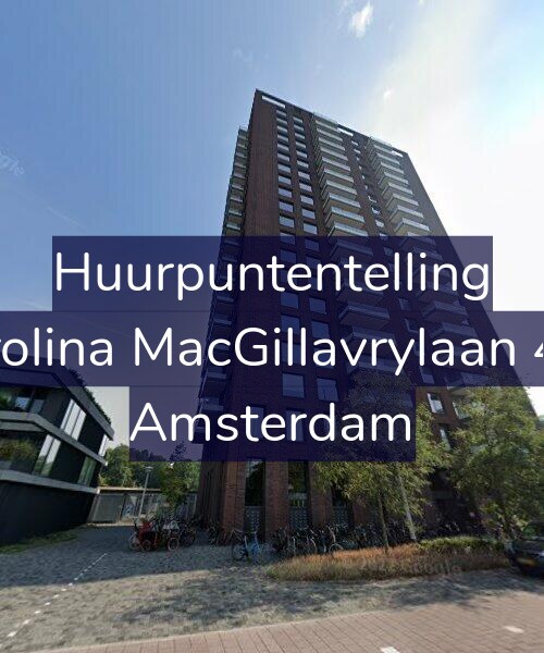 Foto gevel Huurpuntentelling voor Carolina MacGillavrylaan 475, Amsterdam