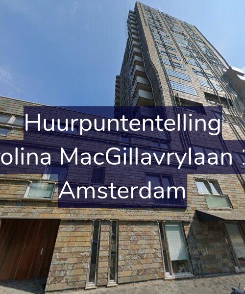 Foto gevel Huurpuntentelling voor Carolina MacGillavrylaan 121, Amsterdam