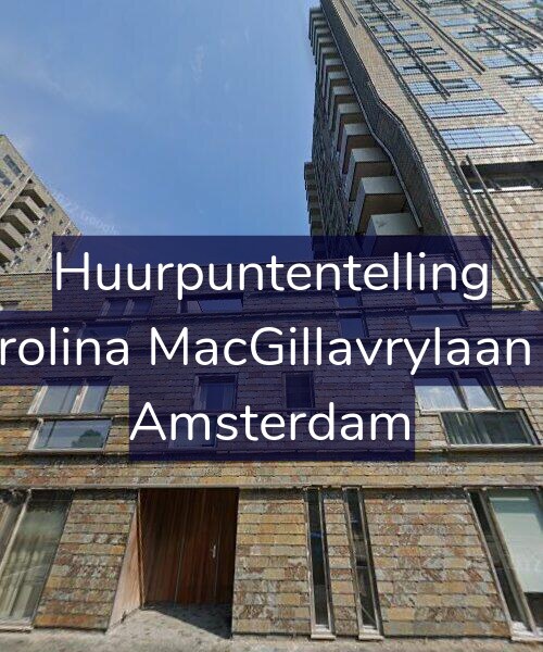 Foto gevel Huurpuntentelling voor Carolina MacGillavrylaan 11, Amsterdam