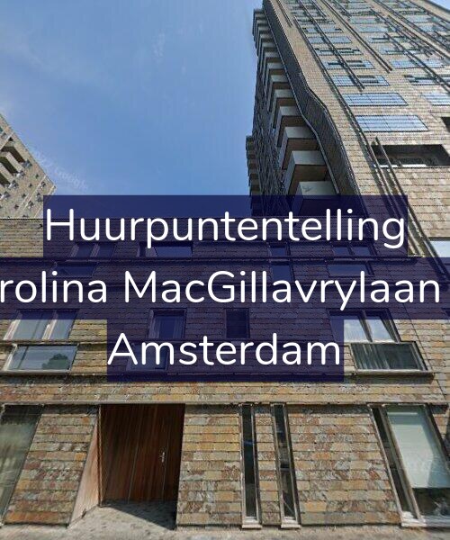 Foto gevel Huurpuntentelling voor Carolina MacGillavrylaan 45, Amsterdam