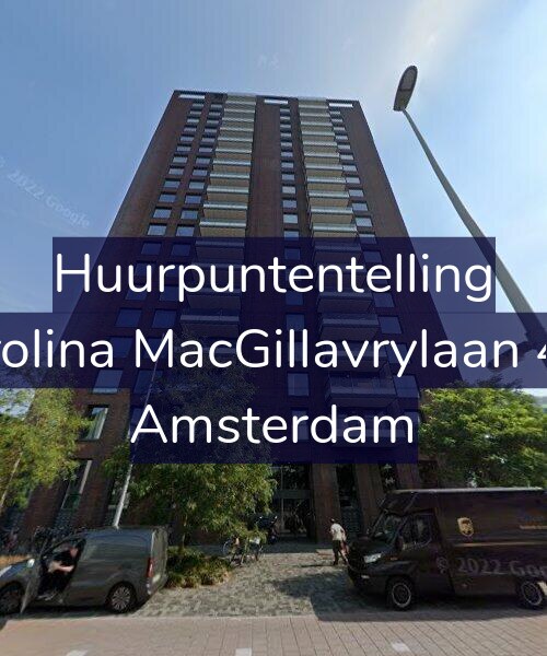Foto gevel Huurpuntentelling voor Carolina MacGillavrylaan 433, Amsterdam