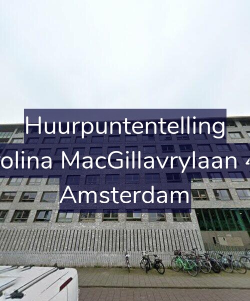 Foto gevel Huurpuntentelling voor Carolina MacGillavrylaan 416, Amsterdam