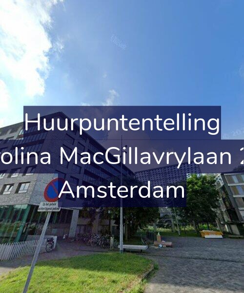 Foto gevel Huurpuntentelling voor Carolina MacGillavrylaan 290, Amsterdam