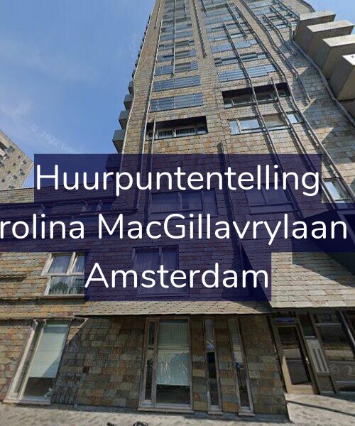 Foto gevel Huurpuntentelling voor Carolina MacGillavrylaan 65, Amsterdam