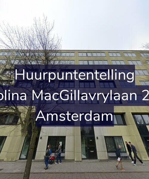 Foto gevel Huurpuntentelling voor Carolina MacGillavrylaan 2224, Amsterdam
