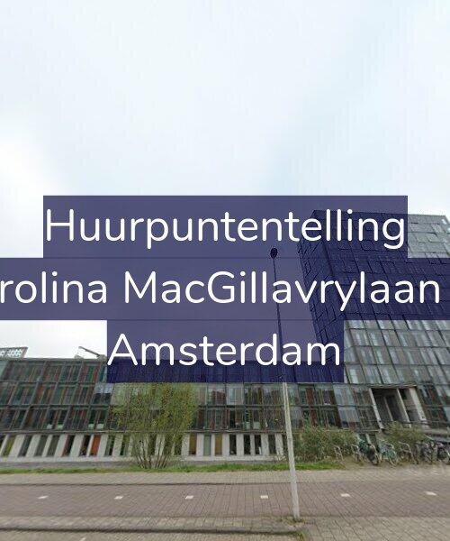 Foto gevel Huurpuntentelling voor Carolina MacGillavrylaan 44, Amsterdam