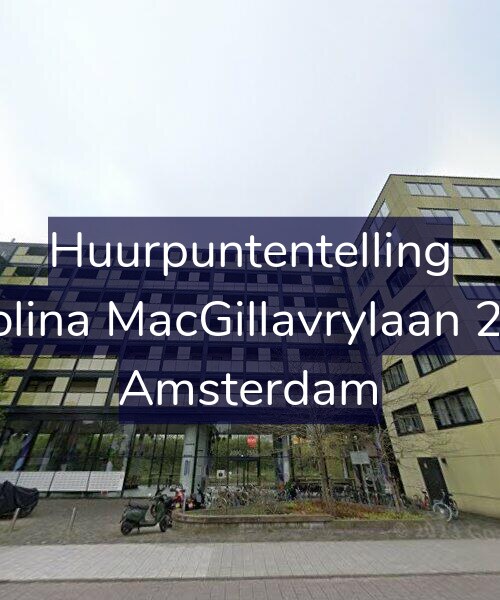 Foto gevel Huurpuntentelling voor Carolina MacGillavrylaan 2184, Amsterdam