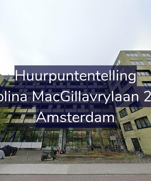Foto gevel Huurpuntentelling voor Carolina MacGillavrylaan 2232, Amsterdam