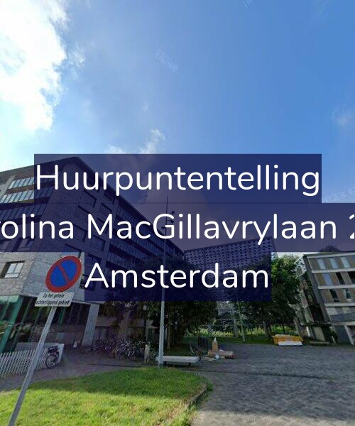Foto gevel Huurpuntentelling voor Carolina MacGillavrylaan 256, Amsterdam