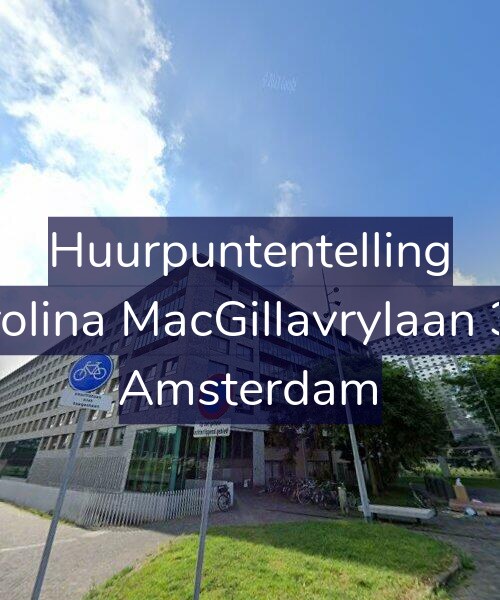 Foto gevel Huurpuntentelling voor Carolina MacGillavrylaan 352, Amsterdam
