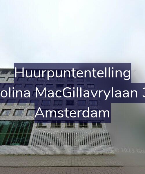Foto gevel Huurpuntentelling voor Carolina MacGillavrylaan 368, Amsterdam