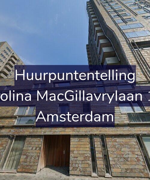 Foto gevel Huurpuntentelling voor Carolina MacGillavrylaan 103, Amsterdam