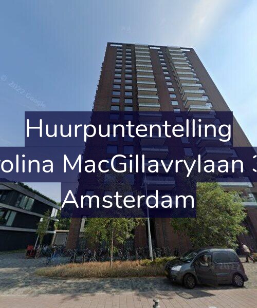 Foto gevel Huurpuntentelling voor Carolina MacGillavrylaan 383, Amsterdam