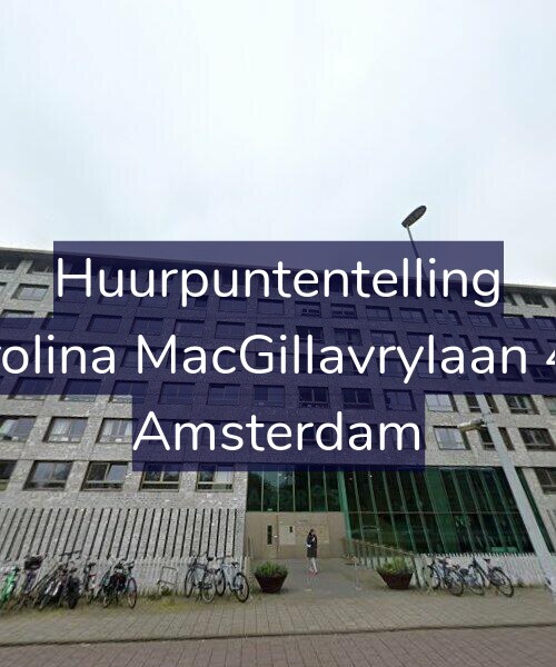 Foto gevel Huurpuntentelling voor Carolina MacGillavrylaan 400, Amsterdam
