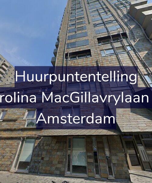 Foto gevel Huurpuntentelling voor Carolina MacGillavrylaan 93, Amsterdam