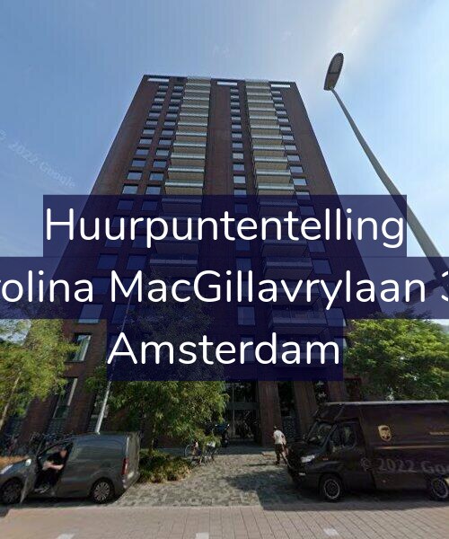 Foto gevel Huurpuntentelling voor Carolina MacGillavrylaan 321, Amsterdam