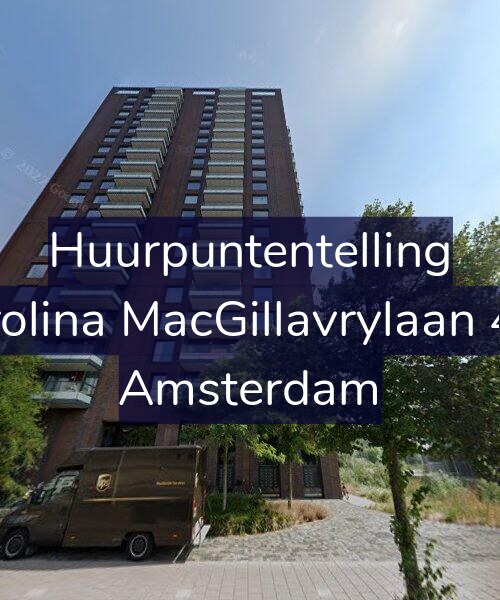 Foto gevel Huurpuntentelling voor Carolina MacGillavrylaan 435, Amsterdam