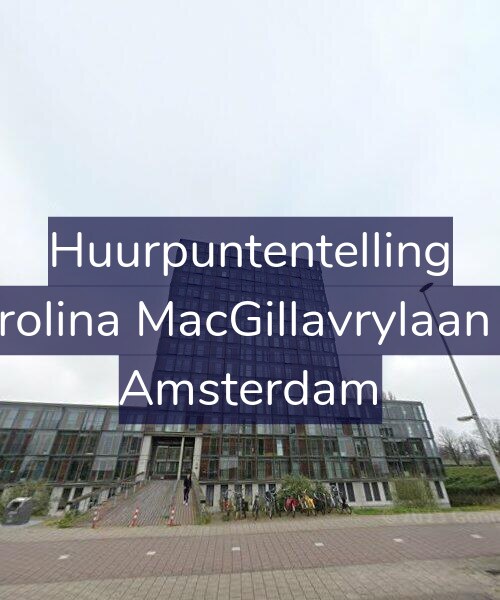 Foto gevel Huurpuntentelling voor Carolina MacGillavrylaan 74, Amsterdam