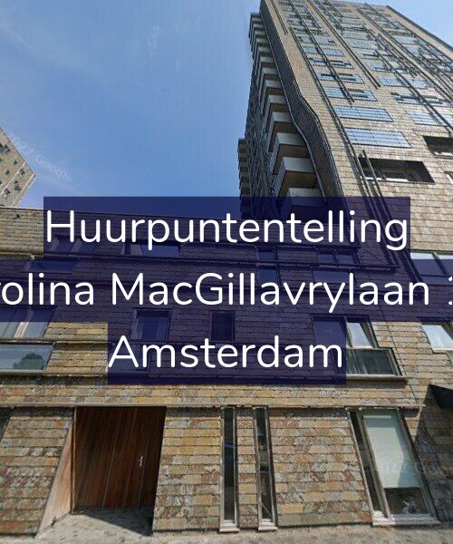 Foto gevel Huurpuntentelling voor Carolina MacGillavrylaan 137, Amsterdam