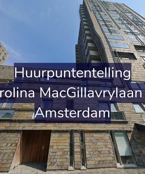Foto gevel Huurpuntentelling voor Carolina MacGillavrylaan 49, Amsterdam