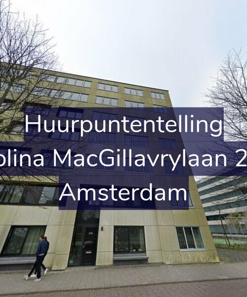 Foto gevel Huurpuntentelling voor Carolina MacGillavrylaan 2154, Amsterdam