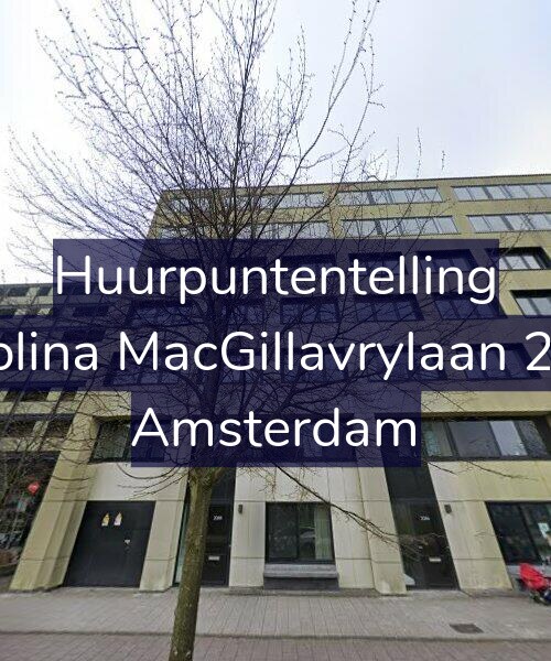 Foto gevel Huurpuntentelling voor Carolina MacGillavrylaan 2242, Amsterdam