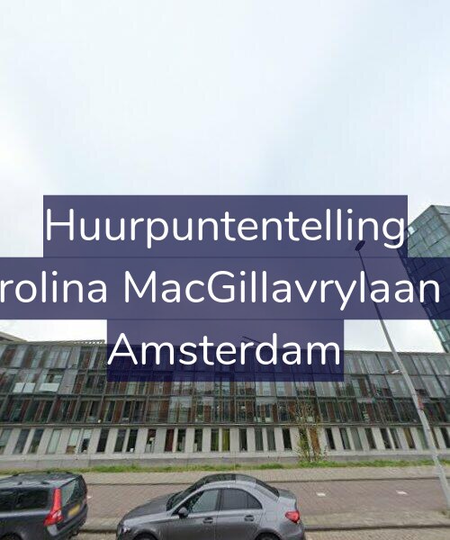 Foto gevel Huurpuntentelling voor Carolina MacGillavrylaan 22, Amsterdam