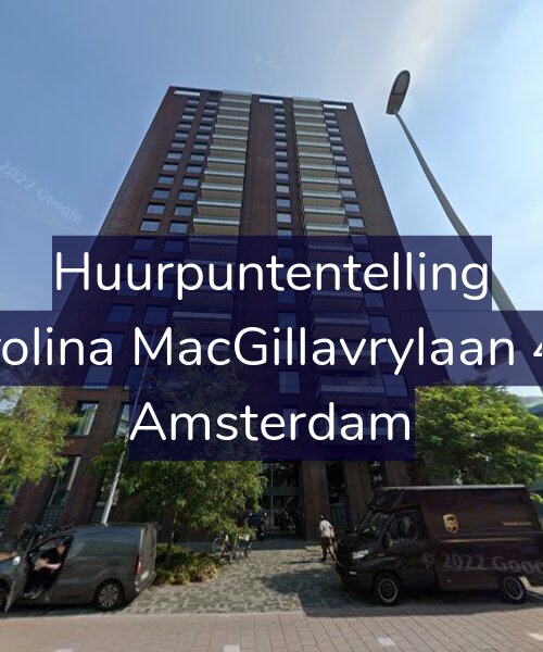 Foto gevel Huurpuntentelling voor Carolina MacGillavrylaan 439, Amsterdam
