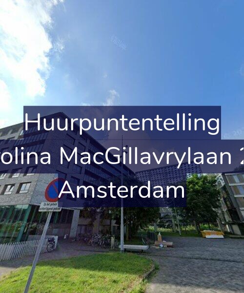 Foto gevel Huurpuntentelling voor Carolina MacGillavrylaan 292, Amsterdam
