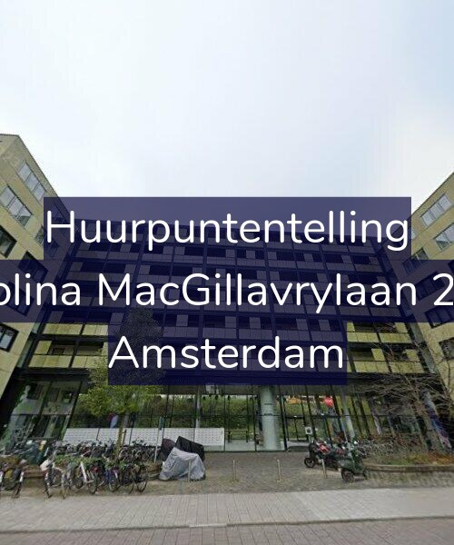 Foto gevel Huurpuntentelling voor Carolina MacGillavrylaan 2236, Amsterdam
