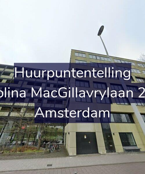 Foto gevel Huurpuntentelling voor Carolina MacGillavrylaan 2130, Amsterdam