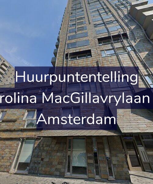 Foto gevel Huurpuntentelling voor Carolina MacGillavrylaan 63, Amsterdam
